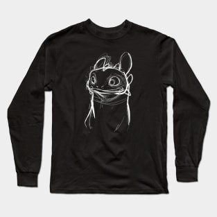 Toothlessketch Long Sleeve T-Shirt